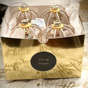 Gold and Silver Christmas Ornaments